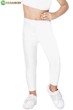 LEGGINS DANZA LYCRA BIANCO BABY